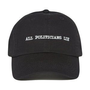 ALL politicians LIE embroidered HAT